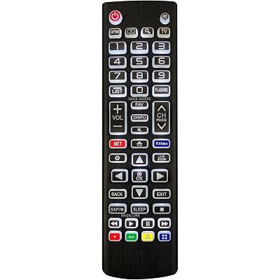 Replacement Backlit Remote Control for LG Smart TV, for LG LCD LED HD UHD OLED QNED NanoCell 4K 8K Series TVs (All Buttons Lighting Up)