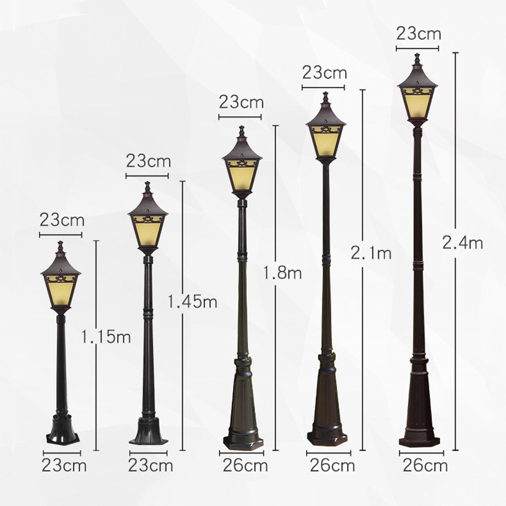 Amazon.com: JIQHOHX Lamp Post Lights Outdoor,180cm European