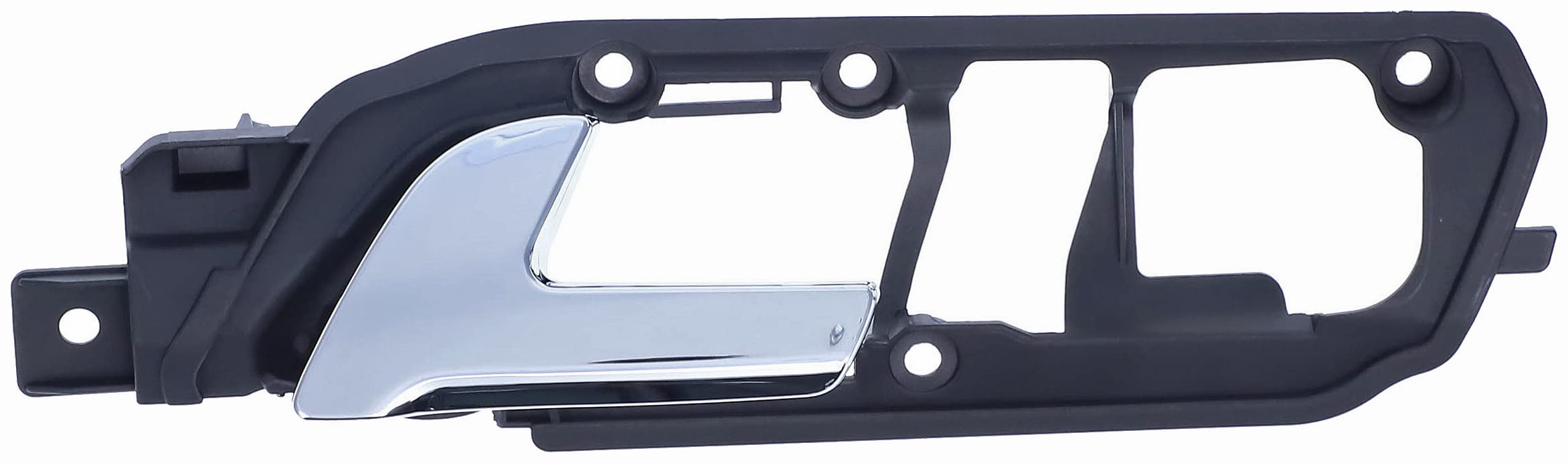 Dorman 15782 Front Driver Side Interior Door Handle Compatible with Select Volkswagen Models, Black; Chrome - Handle - Interior Door Handle - Door Handle - Inside Door Handle - Interior Handle - Want a new interior door handle that matches the original, for far less than going back to the dealership? This replacement door handle was engineered to match the fit and appearance of the stock handle on specific vehicle years, makes and models. - Volkswagen Polo 2007-03