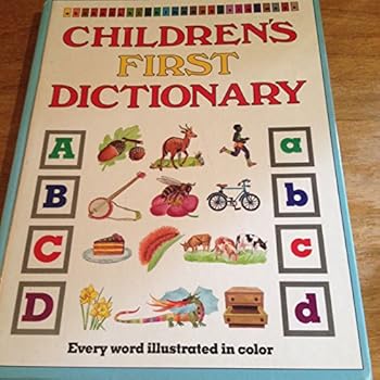 Hardcover Childrens First Dictionary Book