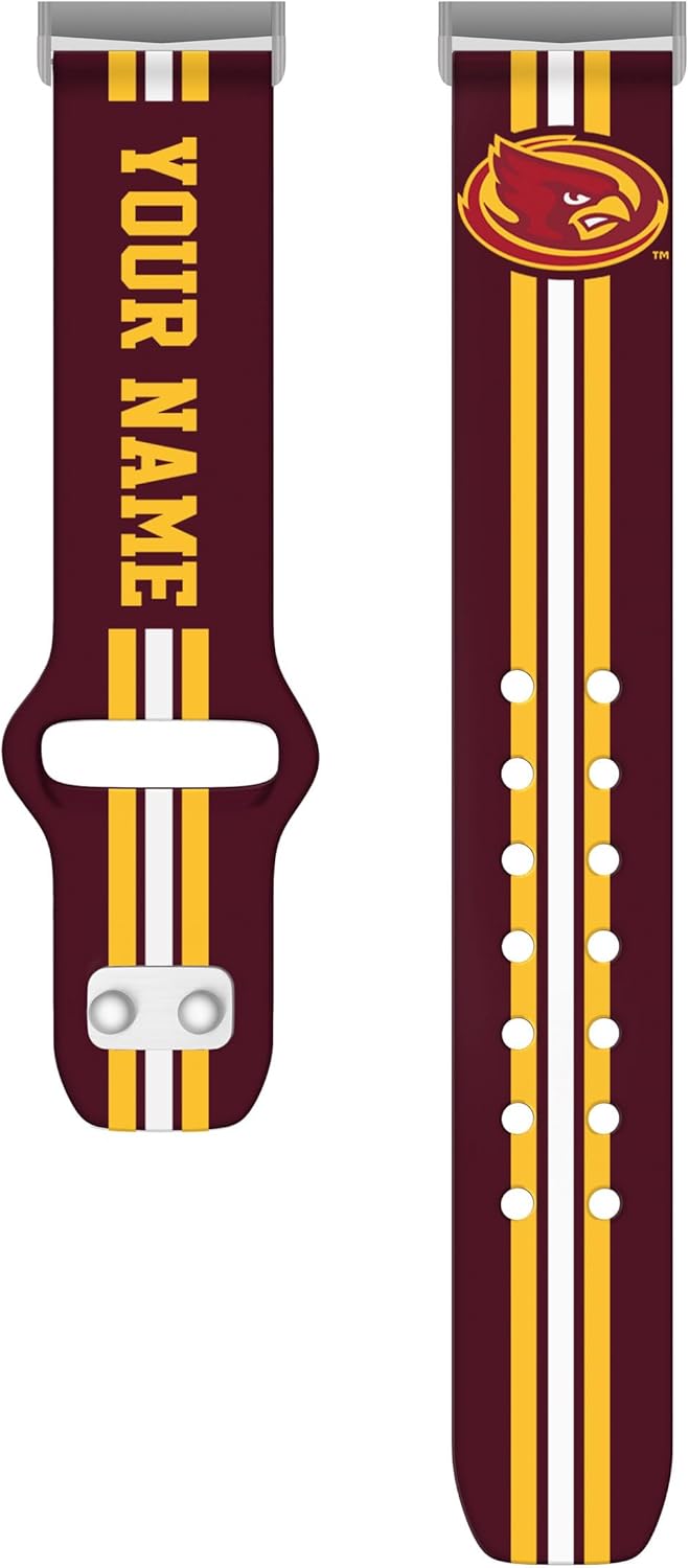 Affinity Bands Iowa State Cyclones HD Watch Band Compatible with Fitbit Versa 3 and Sense