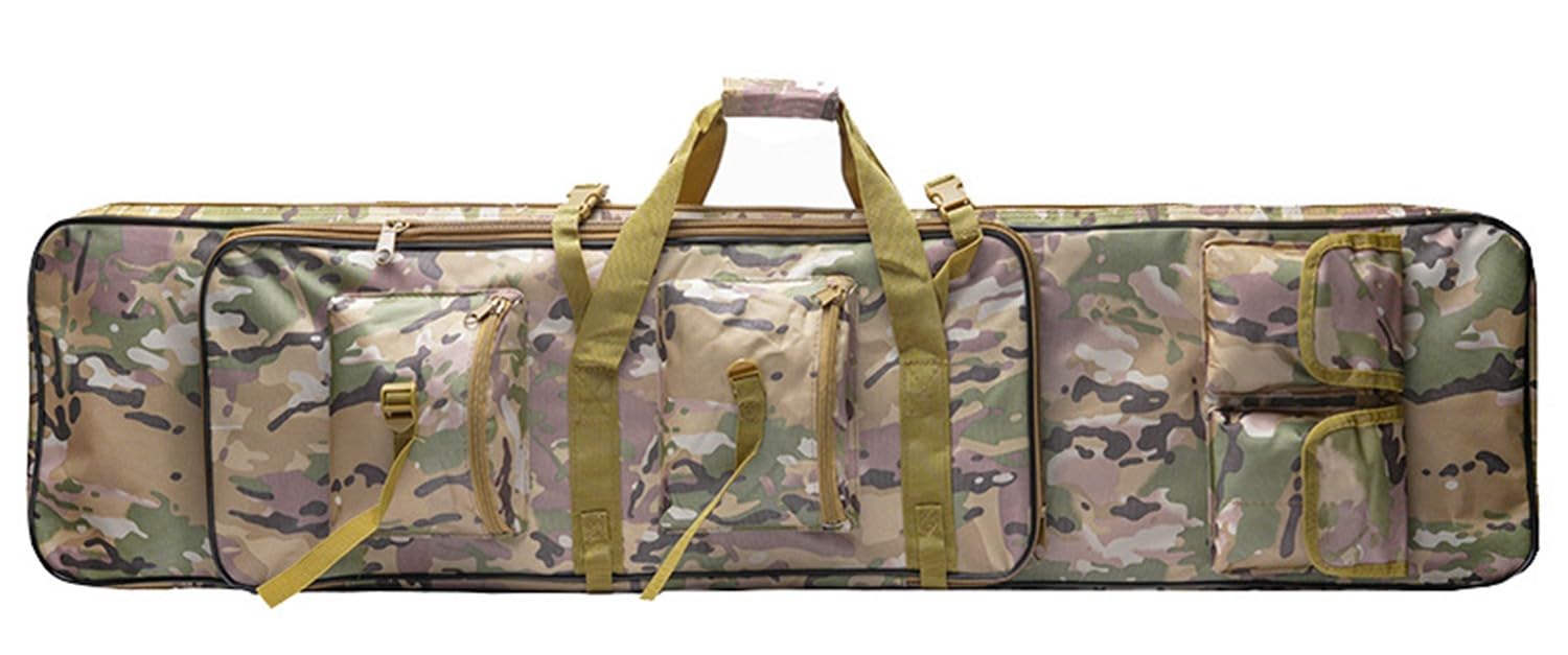 Bolsa para Rifle, Funda para Armas Largas, Airsoft Funda Escopeta Porta Caza Almacenar O Transportar Rifles 600D Tela Oxford Impermeable Bolsa Táctica De Escopeta C,118cm