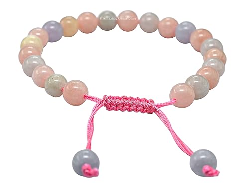 Vista 276 de Amazing Gemstone Yaxaite Bracelet for Women Men's Gifts - Protection Healing Crystal Bracelet - 8mm Gemstone Beaded Adjustable Bracelet Pulseras