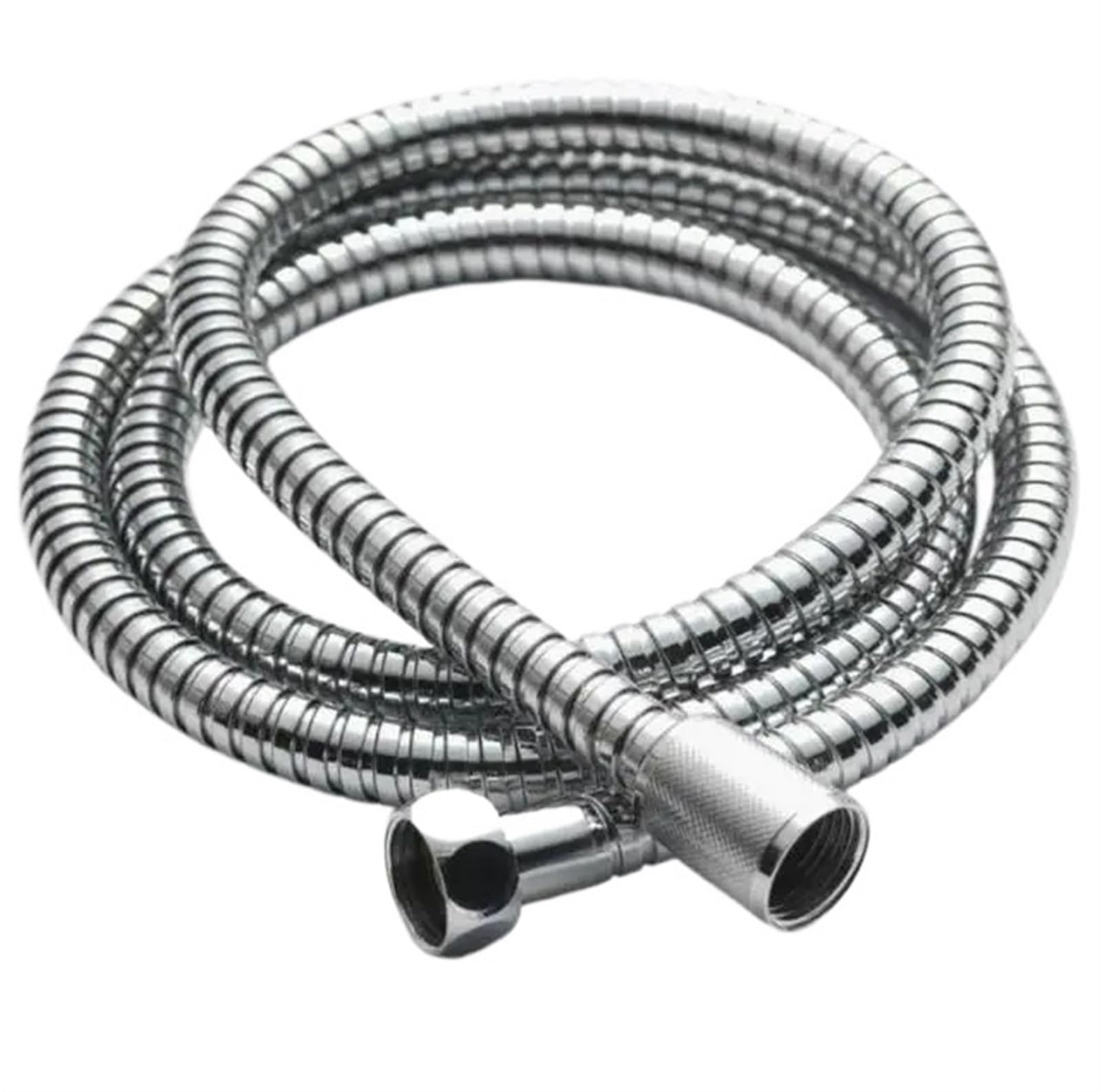 Naqzrxpml 1.5M Sliver Hose Shower Head High Pressure Water Saving 3 Modes Rainfall Massage Spray 130Mm Multicolor(1.5M Sliver Hose)