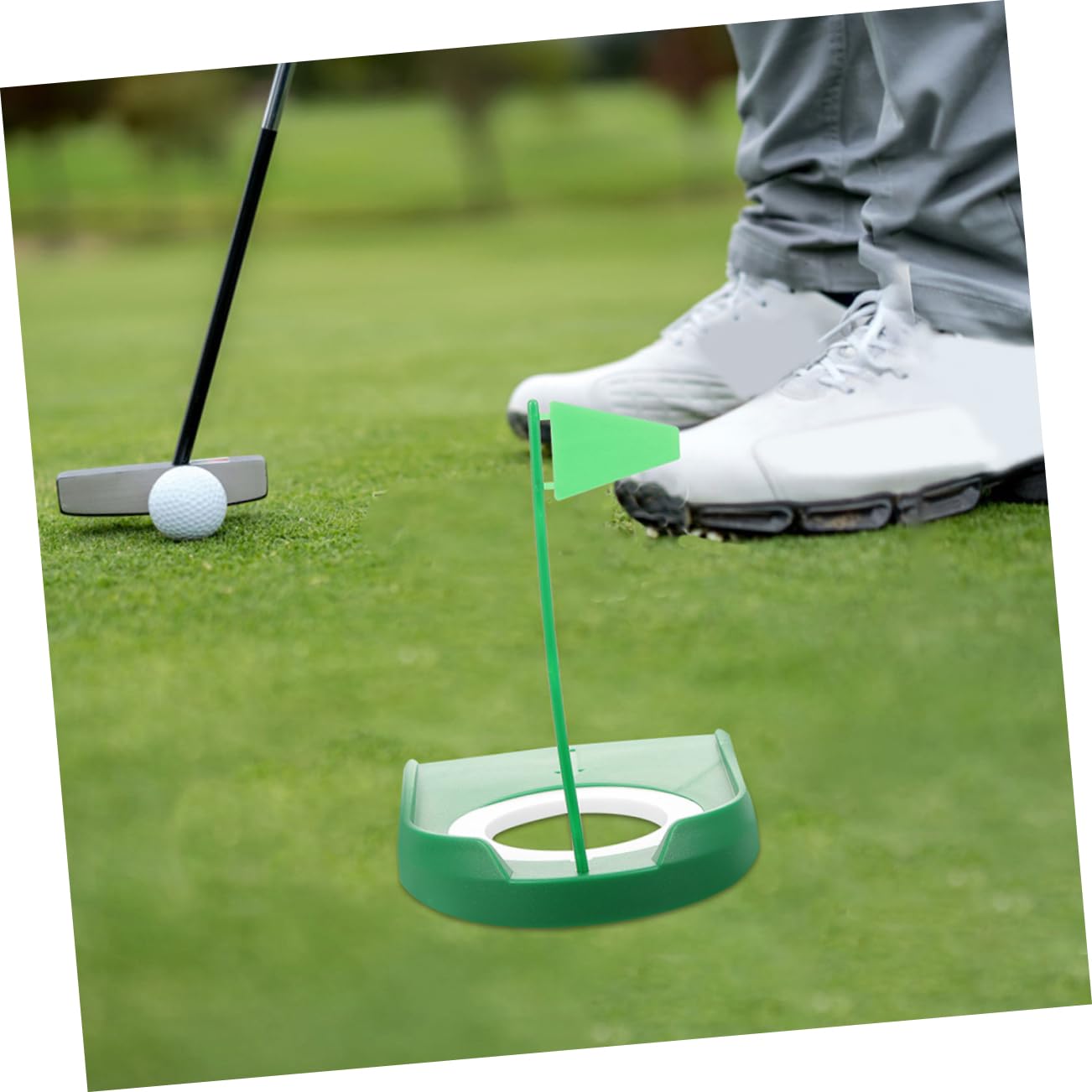 WHAMVOX Golf Practice Putting Cup Hold Portable Putting Cup Hole Cups Training Aid for Golf Swing Practice