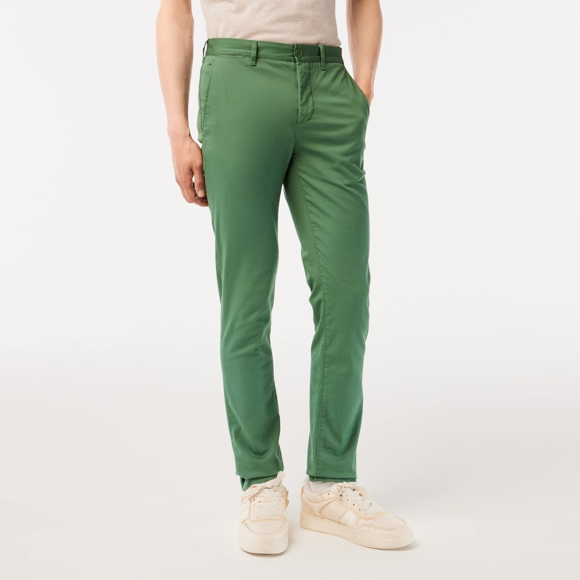 Lacoste - Pantaloni Chino Slim Fit Solid, Pantaloni Uomo