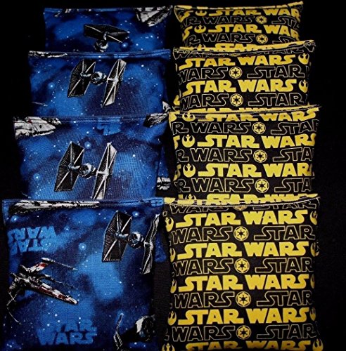 BackYardGamesUSA Star Wars Set of 8 Regulation Cornhole Bags Storm Trooper Game Toss Bags