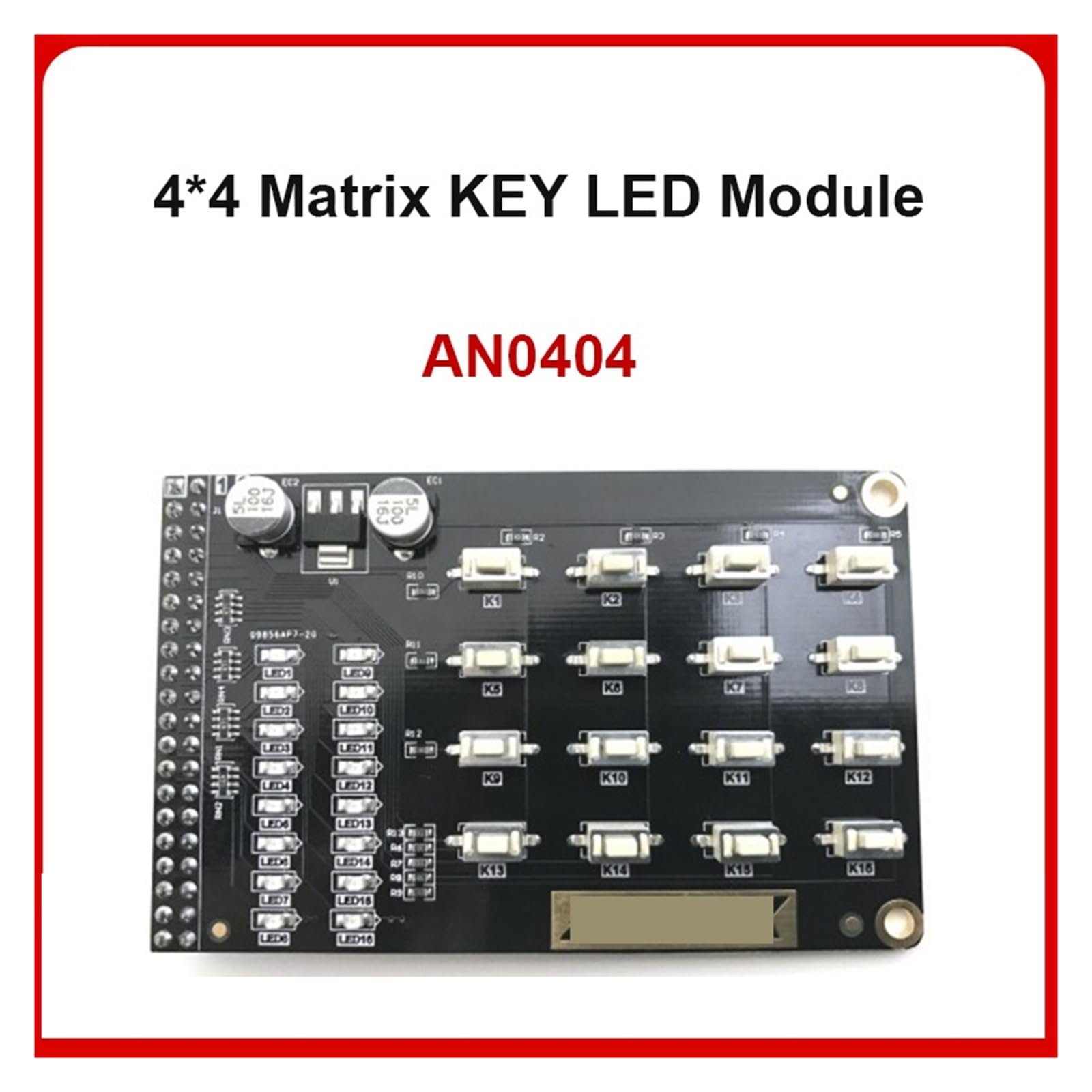 AN0404: Moduli di espansione LED Matrix Key 4 * 4 for Scheda FPGA