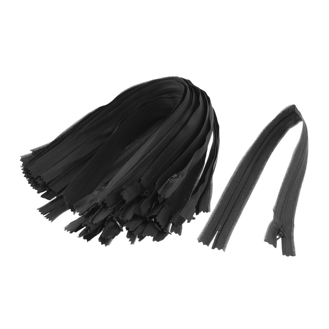 Nylon-Reißverschluss Unsichtbar – 15 Zoll (ca. 38 Cm), 10 Stück In Weiß | Ideal Für Nähen & Basteln