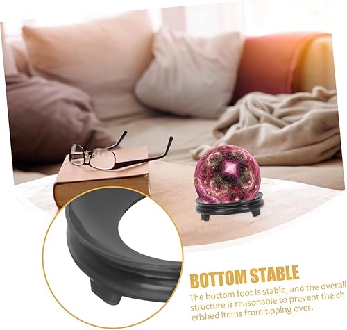 Miniatura 5 de Angoily Base hueca Soporte de cristal Soporte de exhibición Base de calabaza para exhibiciones decorativas