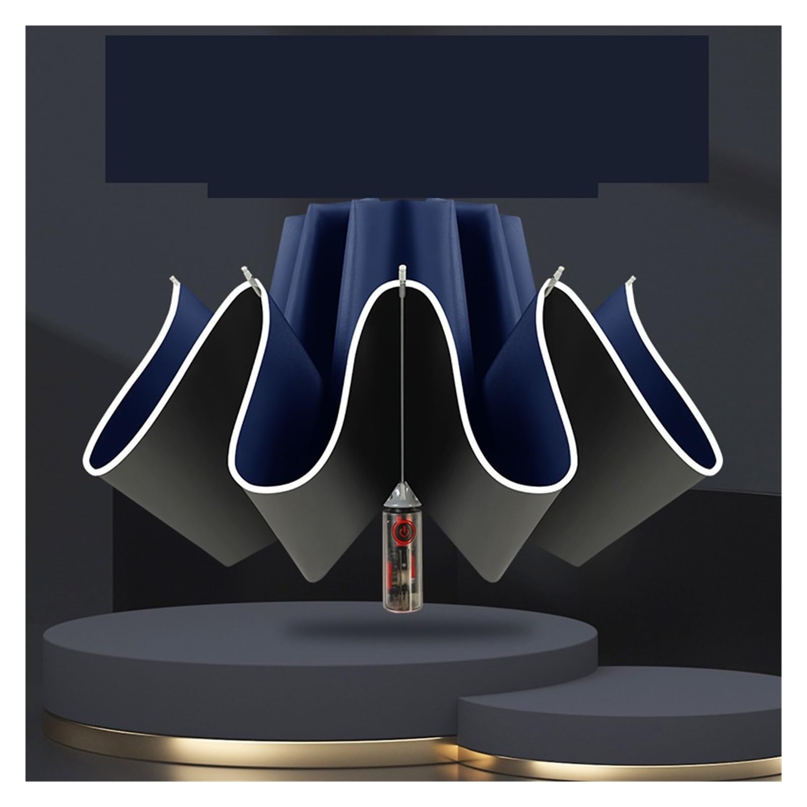 eexbz Umbrellas for Rain Handle Umbrella Large Business Car Umbrella Automatic Umbrella Strong Umbrella for Wind and Rain(D)