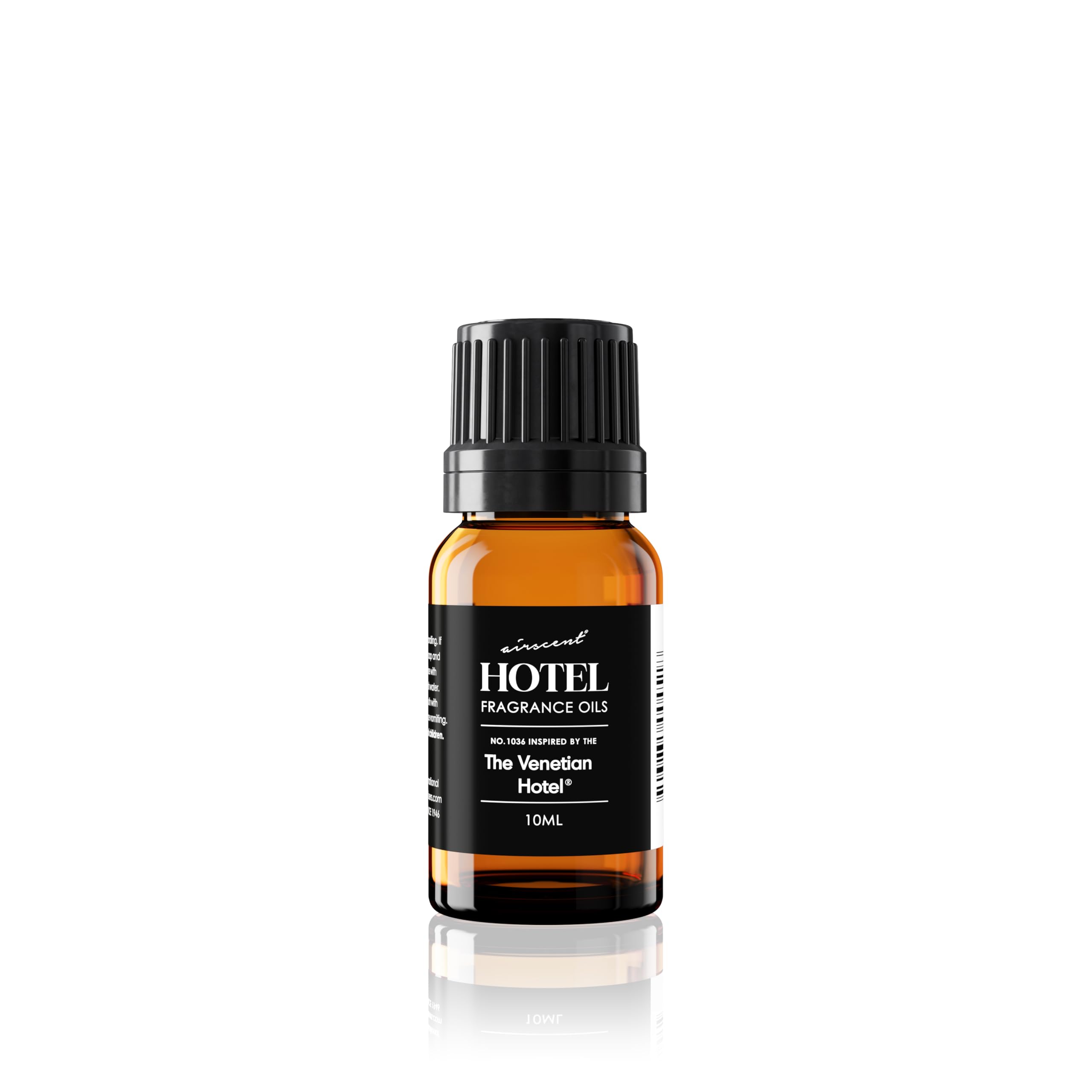 AirScent Hotel Diffuser Oil Inspired by The Venetian Hotel Scent - Premium Fragrance Oil No. 1036 for Ultrasonic and Waterless Diffusers and Crafting - 10 mL, 0.34 fl oz Glass Bottle with Dropper