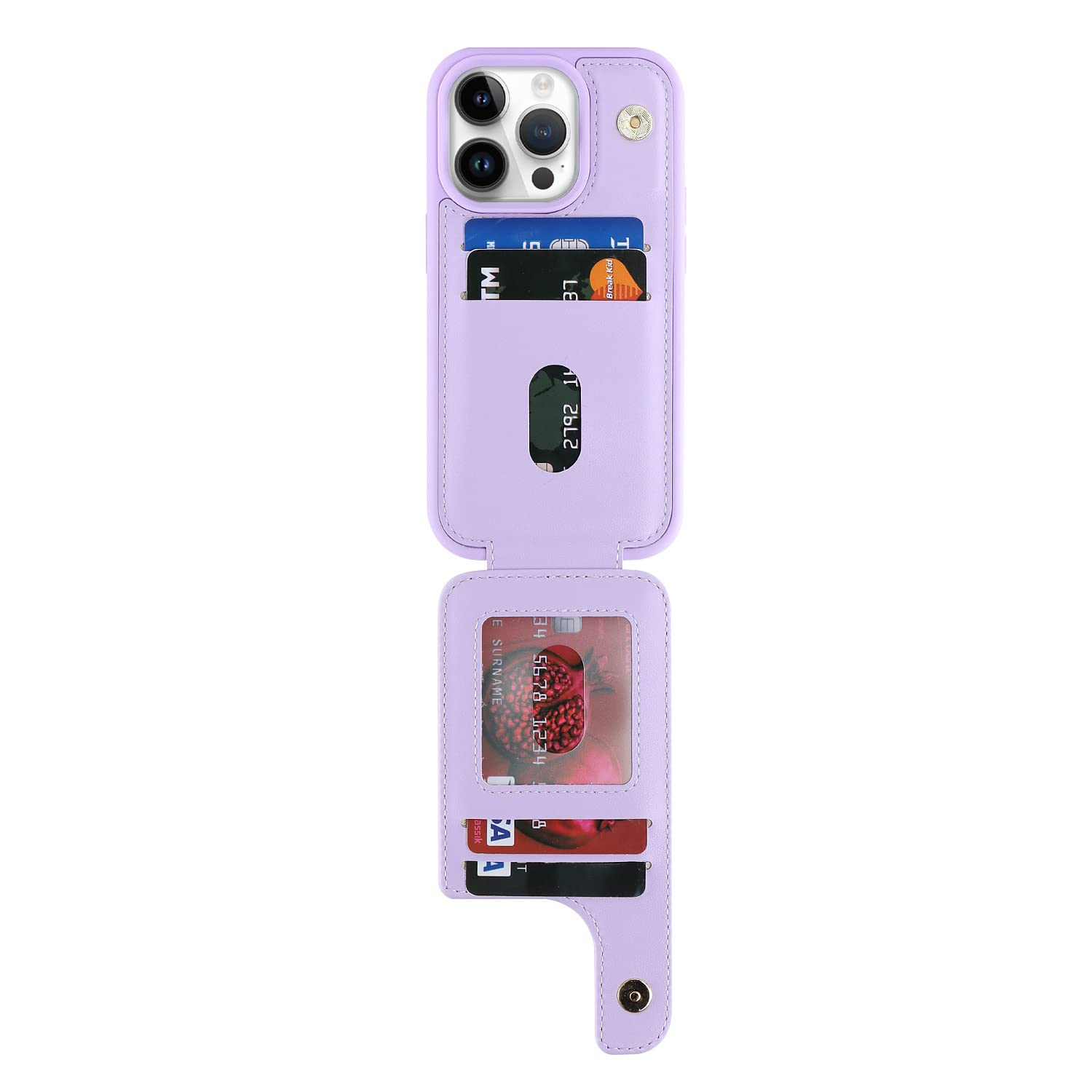 Cavor Cover Compatibile con iPhone 11 PRO Cover con Cordino,Flip Vera