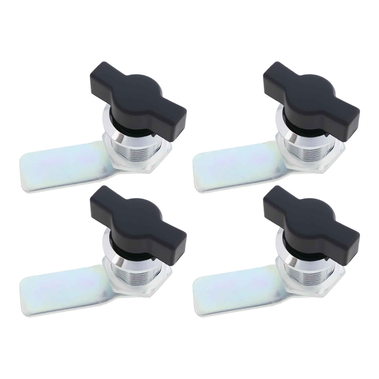 LT Easiyl 4pcs 28mm T Handle Swing Knob Thumb Operated Cam Lock Turn Latch for Machine Cabinet Drawer Office Cabinets File Drawers Mailbox