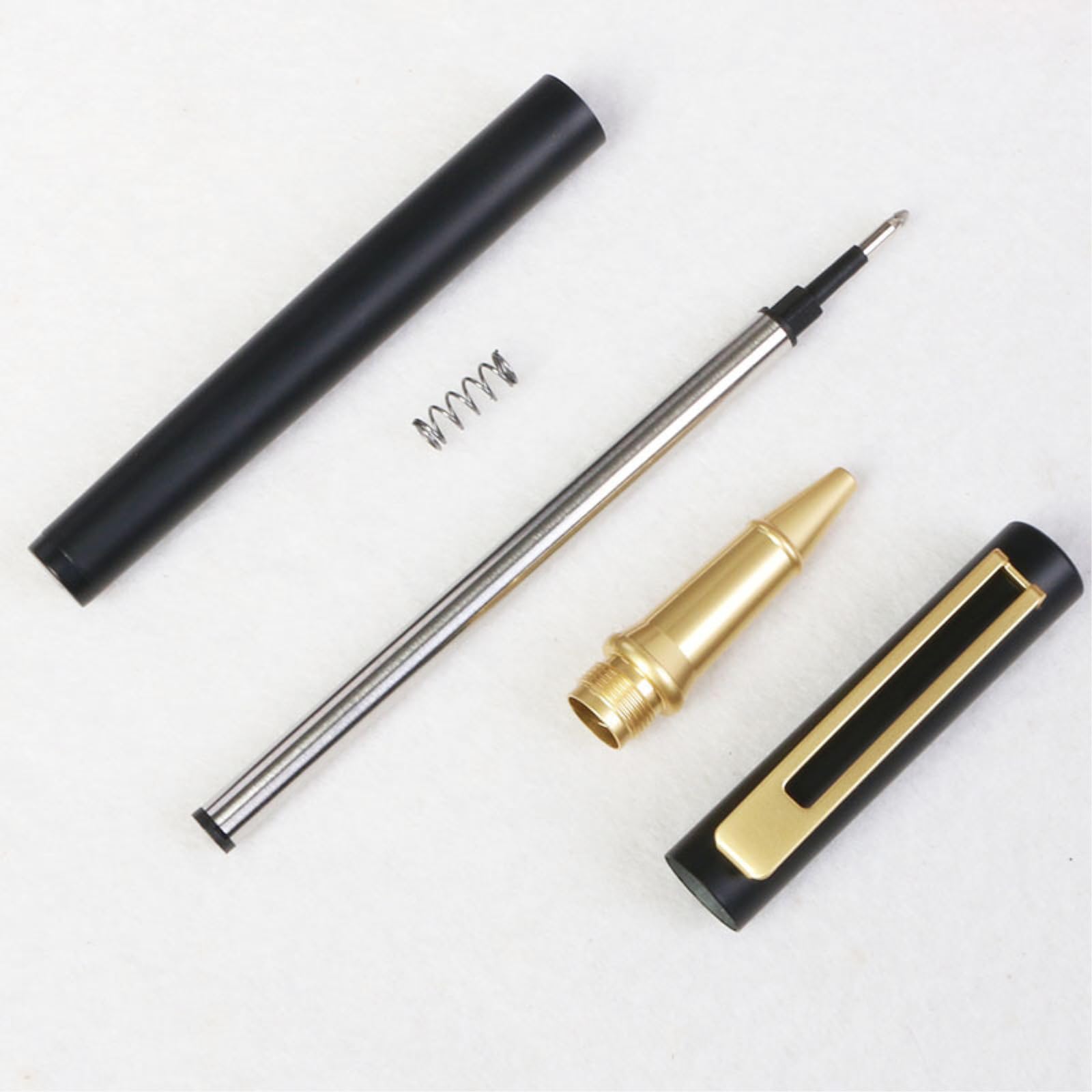 2 Stück - Business Metall Signatur Stift, Kugelschreiber, Gold Zubehör, Füllfederhalter, Macron Orange