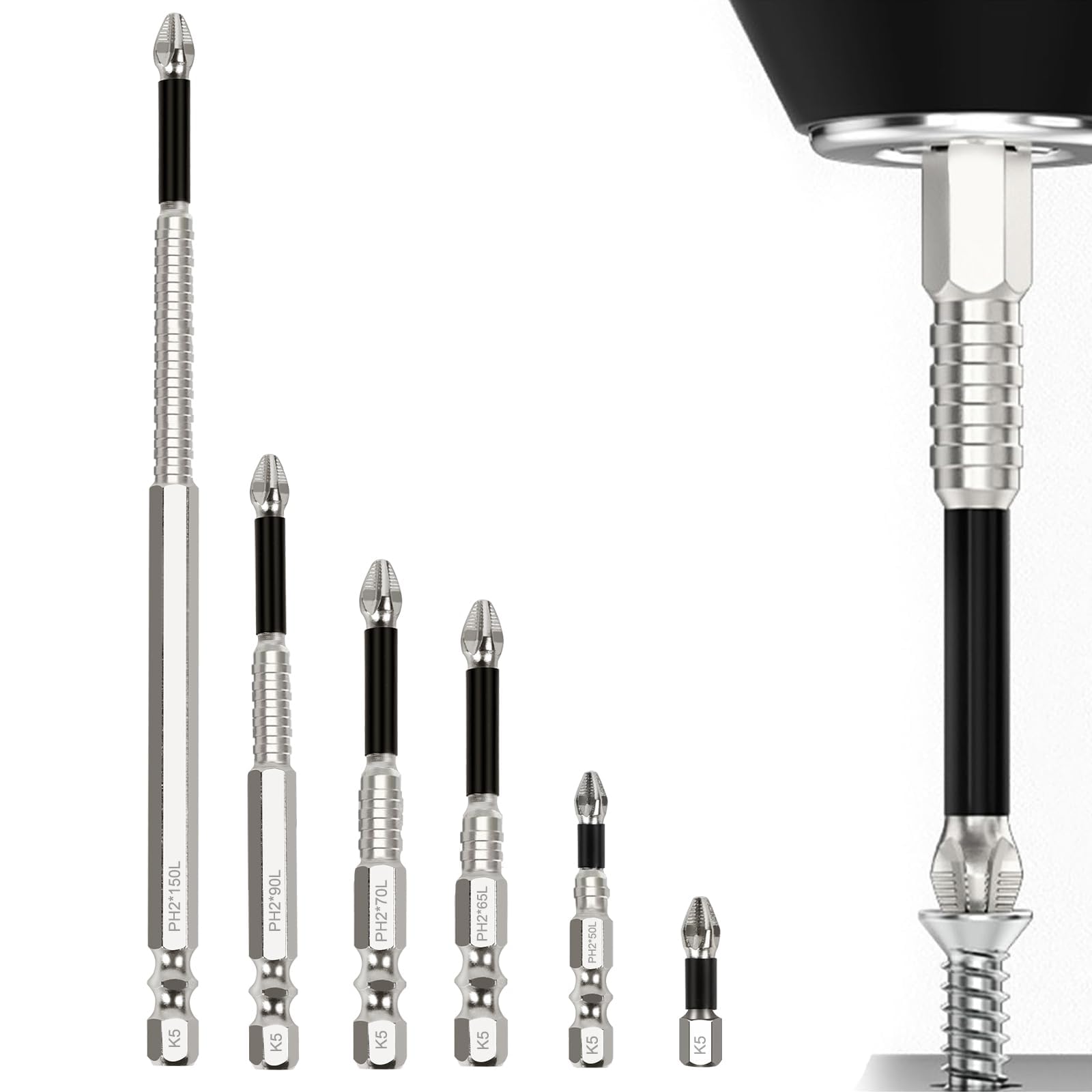 High Magnetic Screwdriver Drill Bit Set