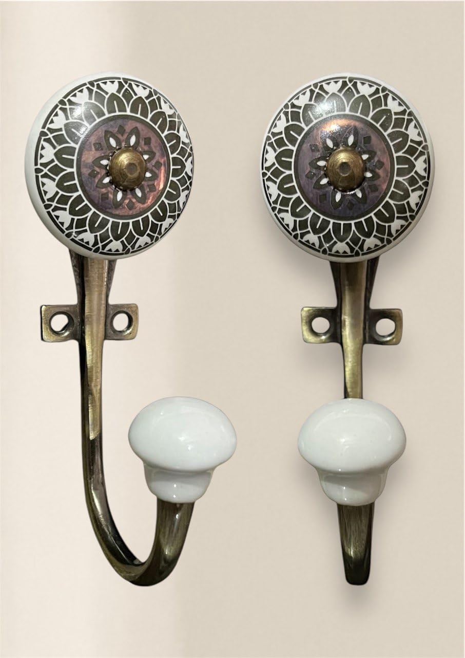 Maison Belle- Art & Craft Ceramic Wall Hook (6.)