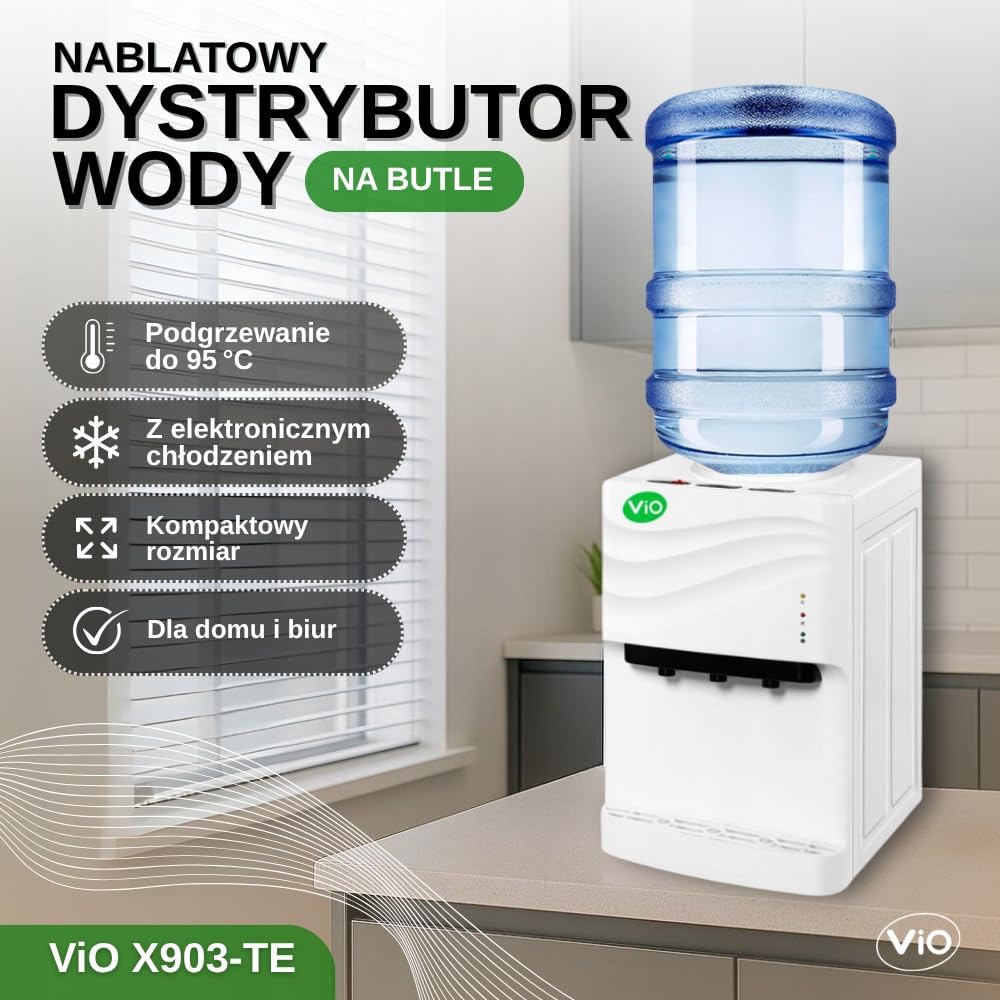 DYSTRYBUTOR WODY NABLATOWY ViO X903-TE White - Z ELEKTRONICZNYM CHŁODZENIEM