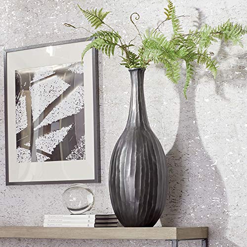 Howard Elliott Collection 35039 Chiseled Metal Decorative Bottle Or Vase Accent Piece thumb #4