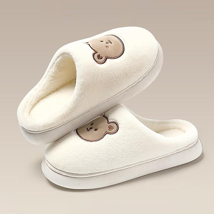 Pantofole Da Donna In Peluche Calde E Antiscivolo - Modello Con Doppia Cinghia E Punta Aperta. Comode E Soffici Per Casa, Relax, Pigiama Party. (Taglie 36-37, 38-39, 40-41) - 3