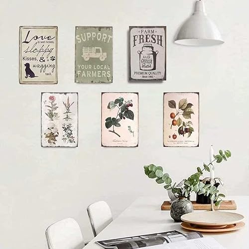 Miniatura 4 de Letreros de metal retro para perros argentinos Dogo Argentino Donut Co. Pero Primeros Donuts Restaurante Cafetería Sala de estar Cocina Casa Bar