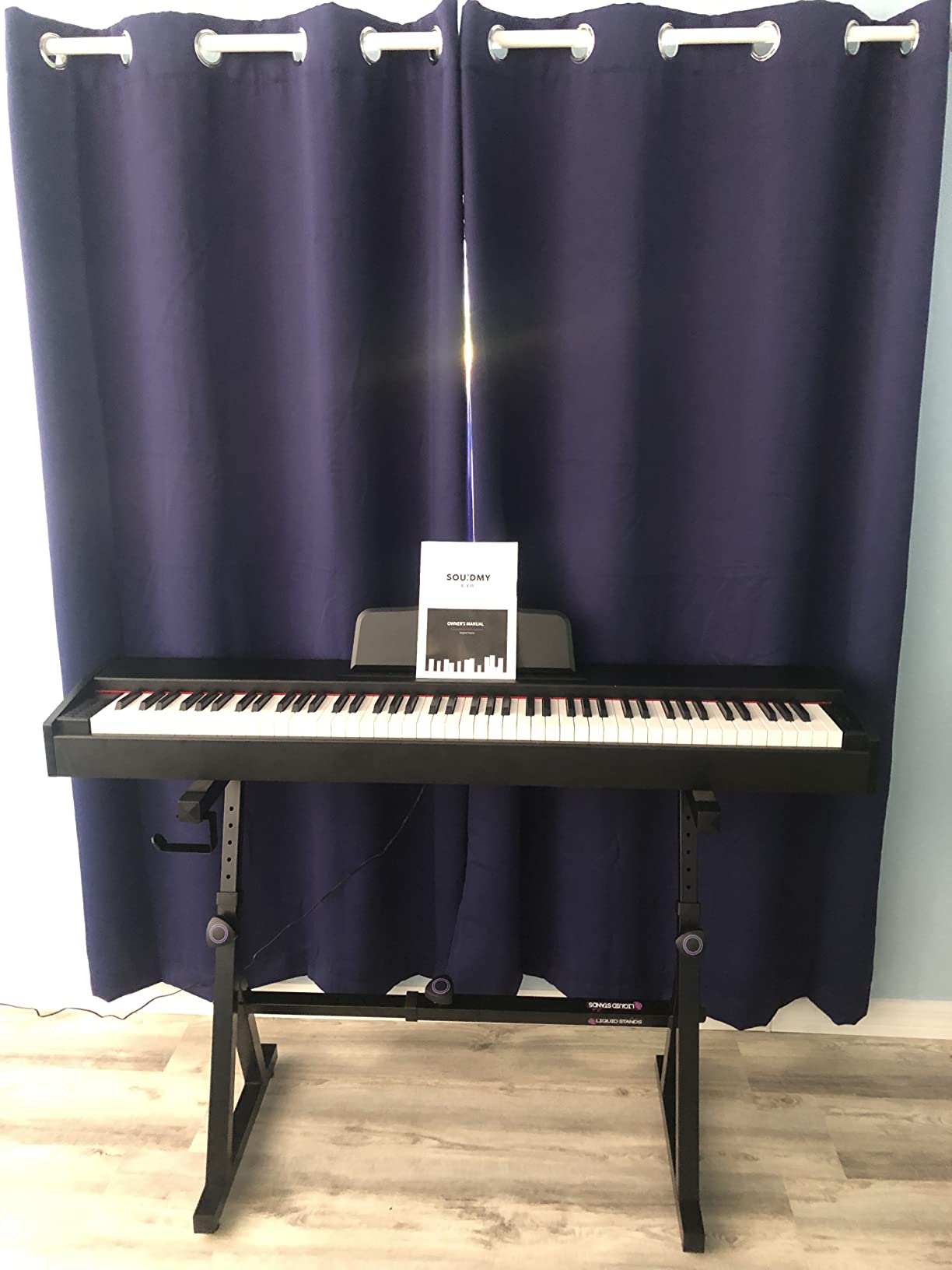 32/mo Finance SOUIDMY G310 Digital Piano, Upgraded 88 Keys Full