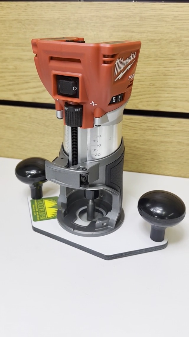 Trim Router Plate Woodhaven Router Baseplate For Milwaukee M18 Fuel ...