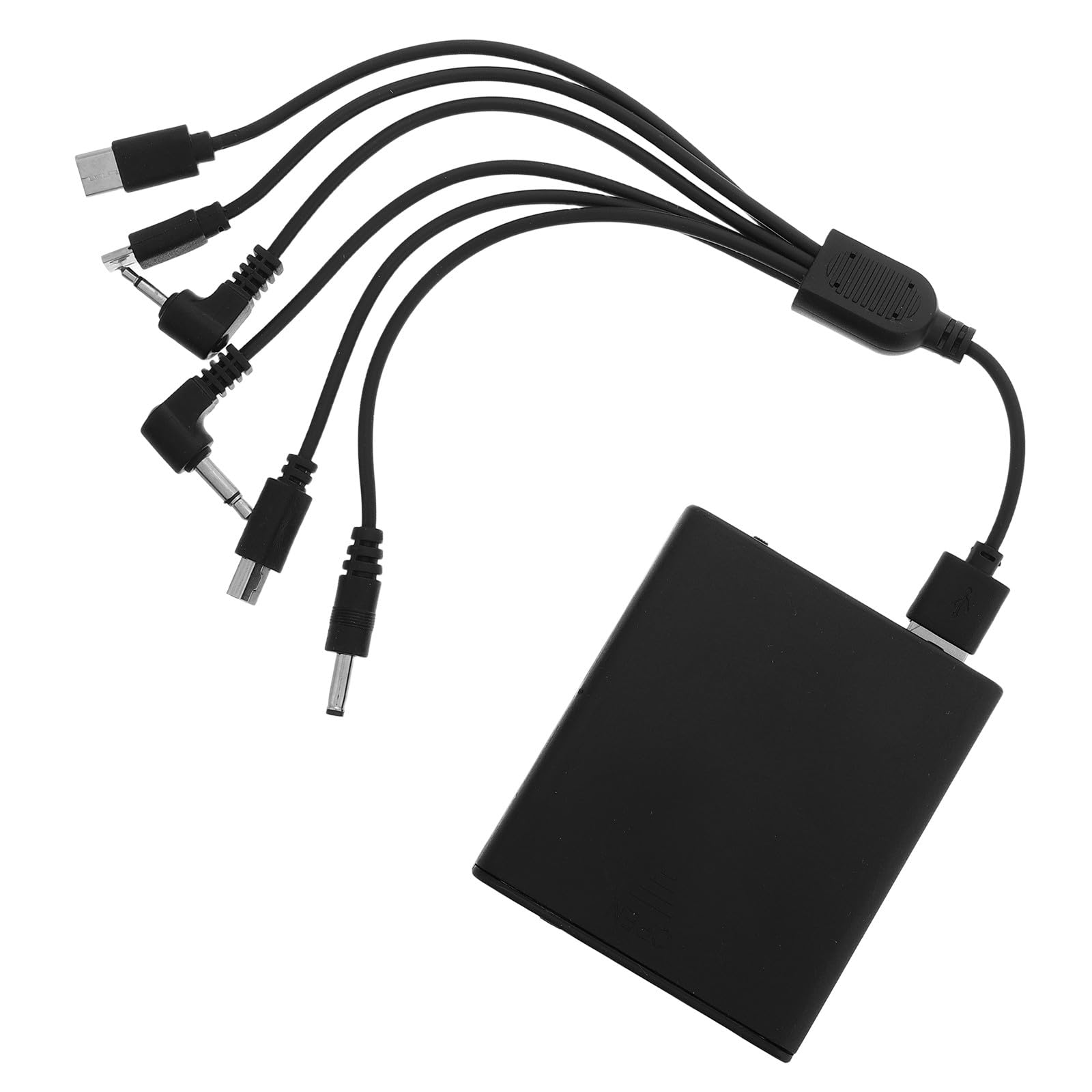 GARVALON Notstromversorgung für Tresor mit Externer Batteriebox Diebstahlsicheres Akkufach Tragbare Backup Stromversorgung für Elektronische Schlösser Kompatibel mit Verschiedenen Dc