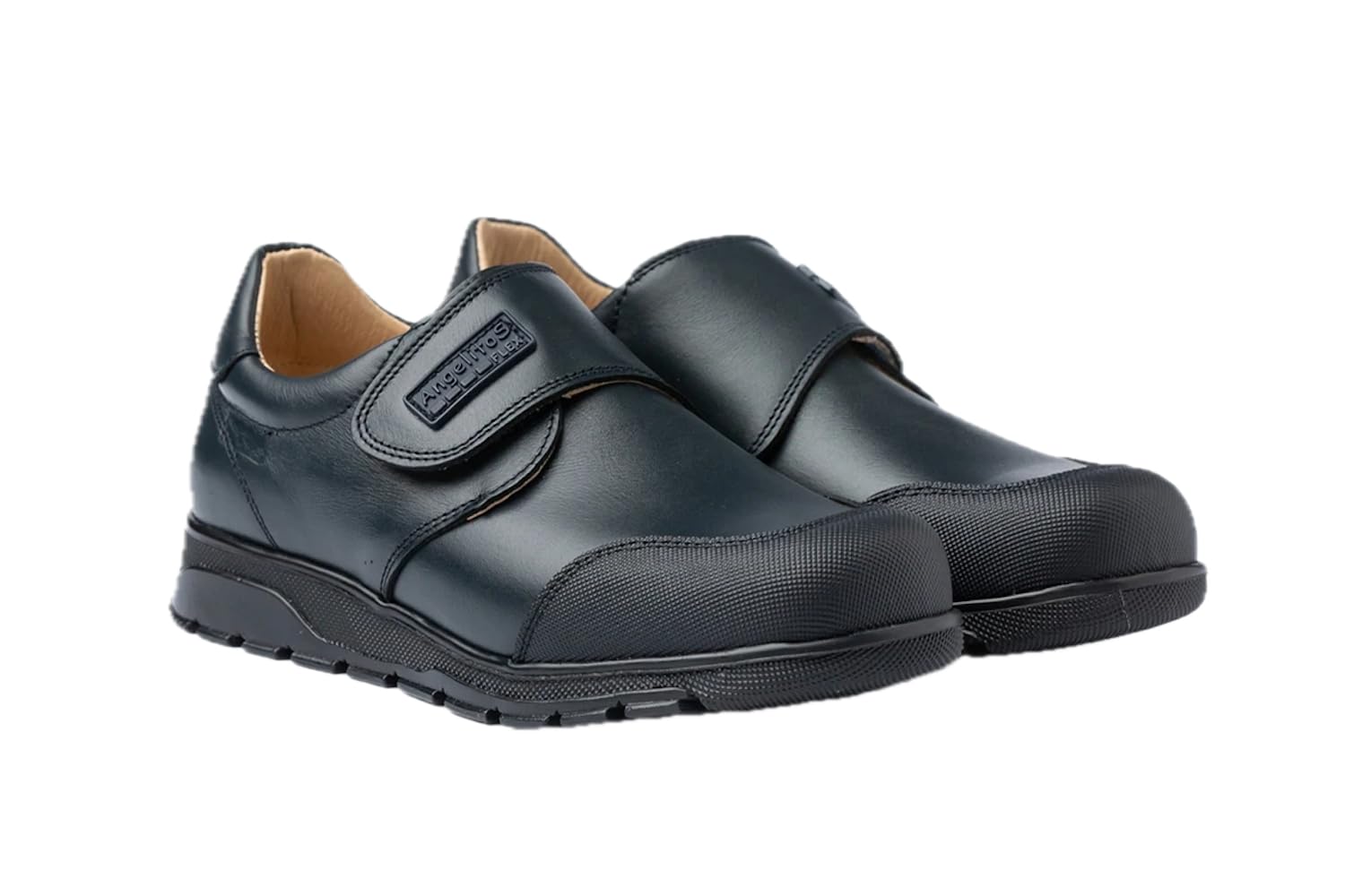Angelitos COLEGIAL NIÑO Velcro Mod 453,Calzado Nacional,100% Piel (Marino, Numeric_40)