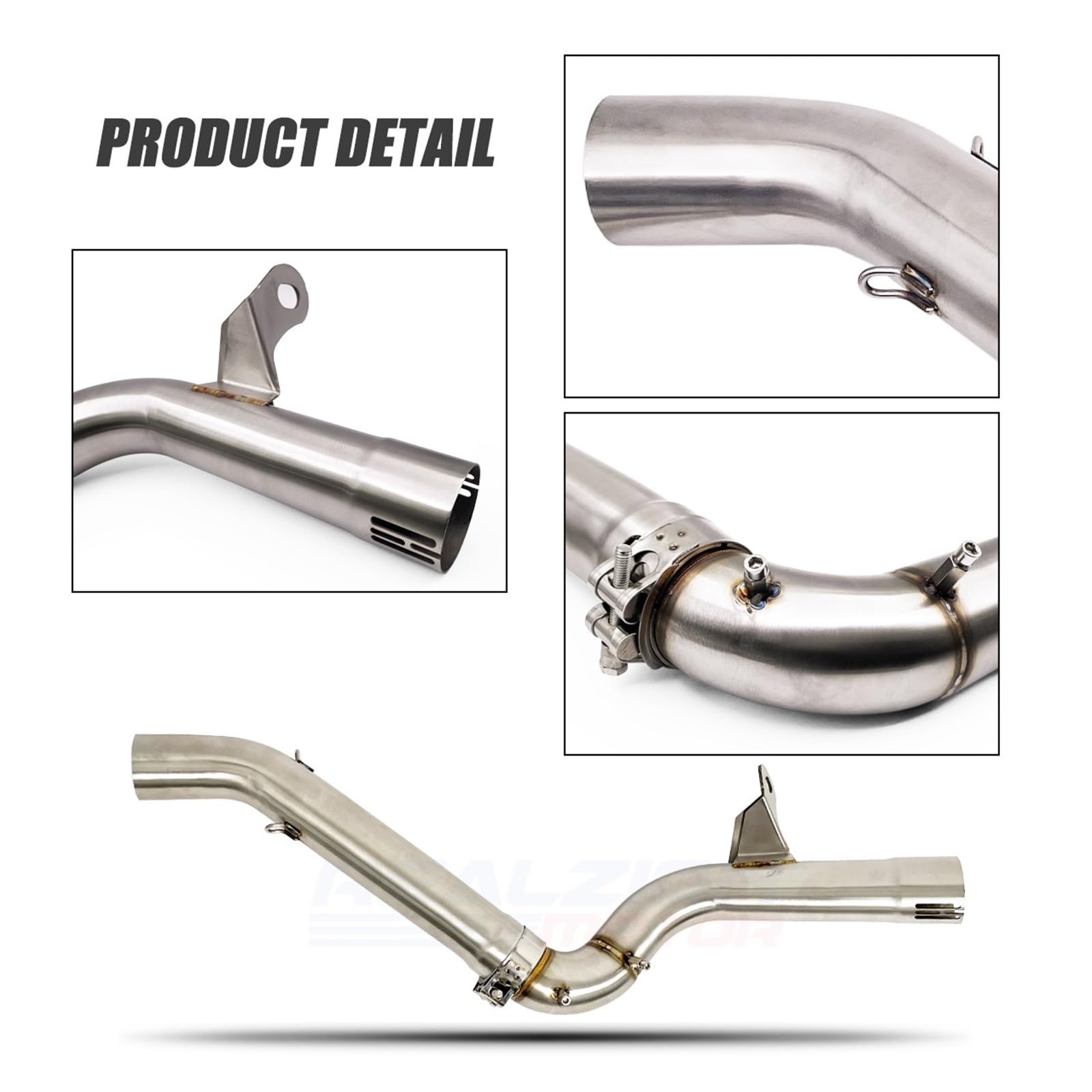 uniwersalna rura wydechowa Rura wydechowa środkowa motocyklowa rura łącząca Slip-On do BMW F750GS F850GS ADV 2018-2022 Tłumik końcowy(Combo)