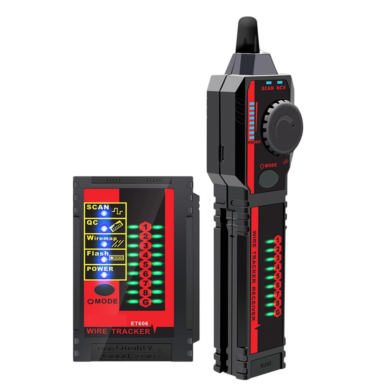 Buxuaaaa Light Advanced Cable Trackers With Probes For Locating Wire In Wall Ceilings And Under Carpets Cable Tracers Networks Maintenance Tool For Wiring Under Carpet Wire Detection Probes