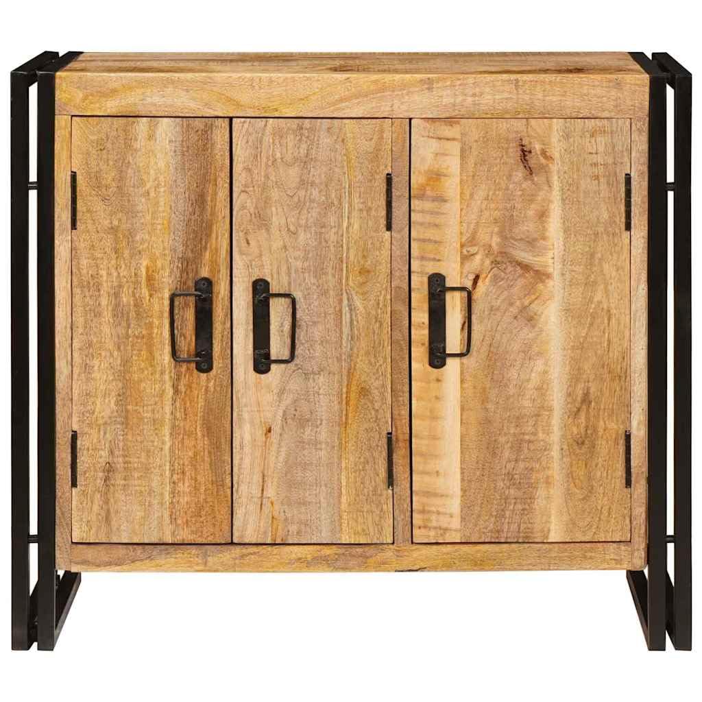 Vitrina Marrón 80 x 33 x 70 cm Madera Maciza de Mango