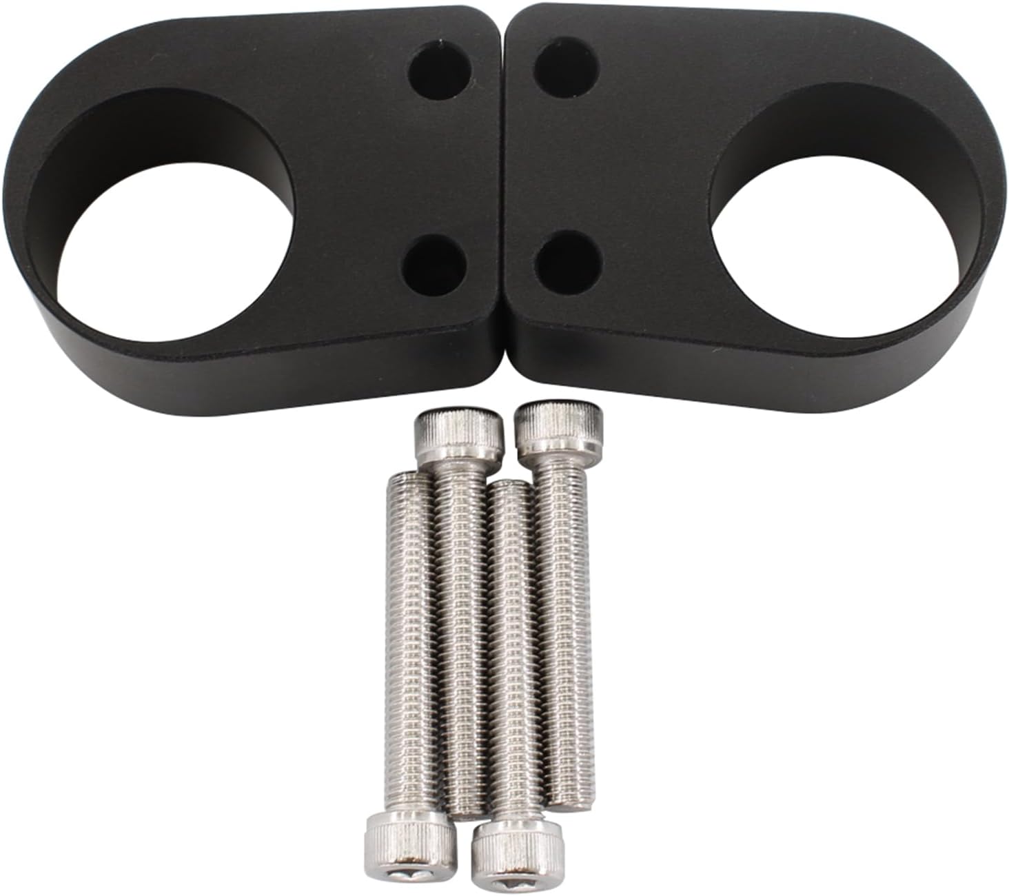 Front Handlebar Riser Spacer Kit For Kawasaki Ninja 250 300 2013-2019 2017 Black