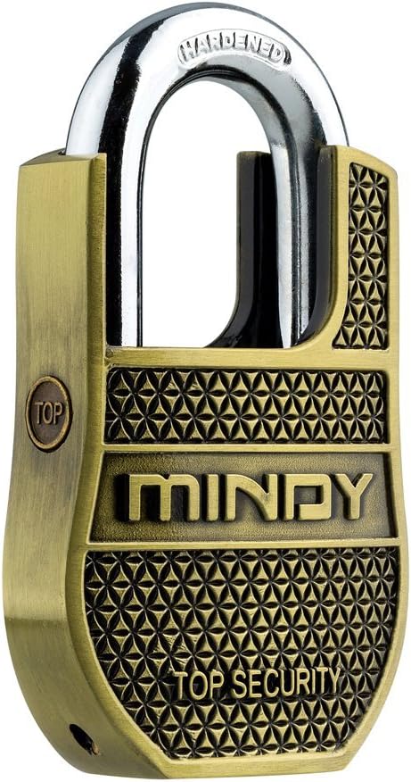 Mindy lock with Keys Indoor and Outdoor Zinc Alloy Big Padlock, AF8-60