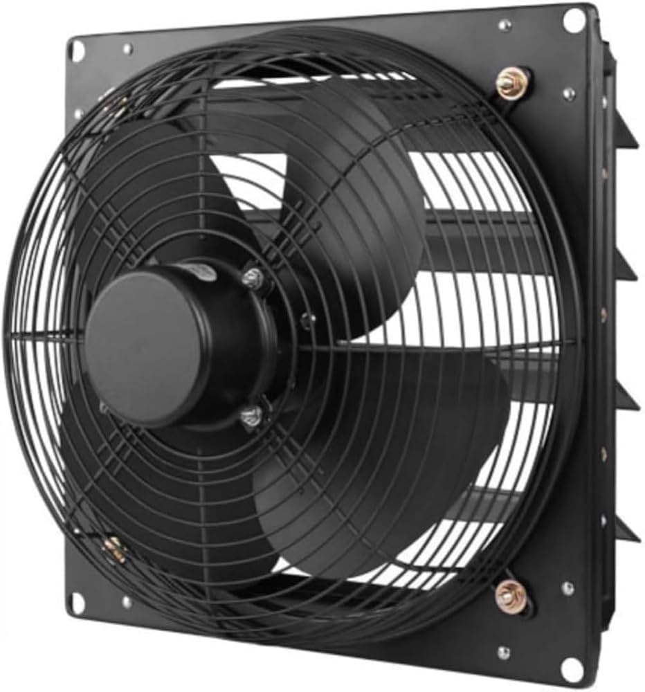 有圧換気扇 20cm Amazon | 換気扇 有圧換気扇 シャッター付き 産業用有圧換気扇