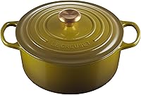 Vista 34 de Le Creuset Horno holandés redondo de hierro fundido esmaltado, 4.5 cuartos de galón, Marsella