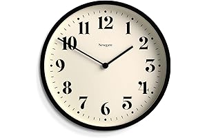 Newgate Number 4 Wall Clock - Minimalistic Living Room or Office Clock...