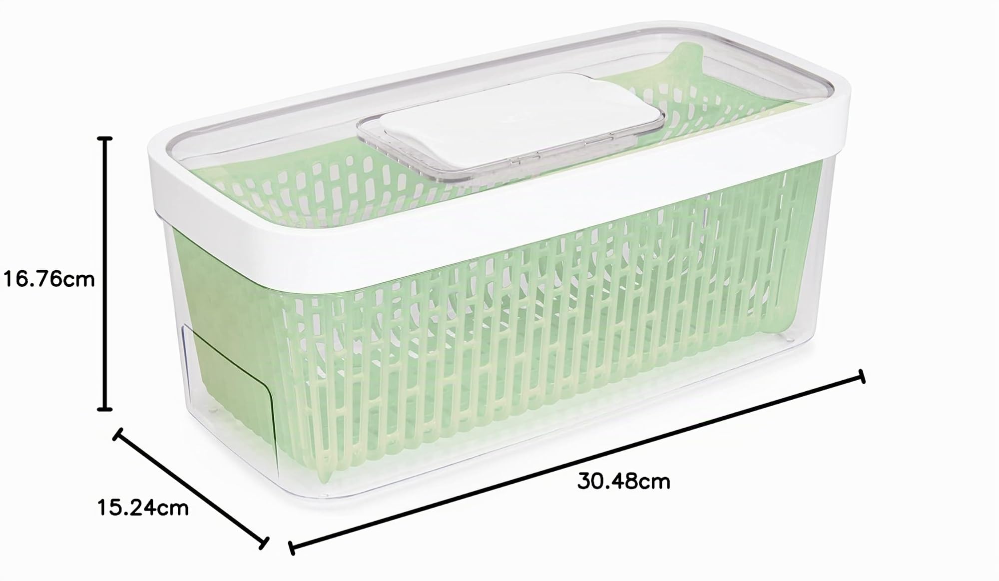 OXO Good Grips Greensaver-Frischhaltebox mit Deckel und Lüftung | Funktionales Design, komfortabler Griff, einfach zu reinigen und aufzubewahren