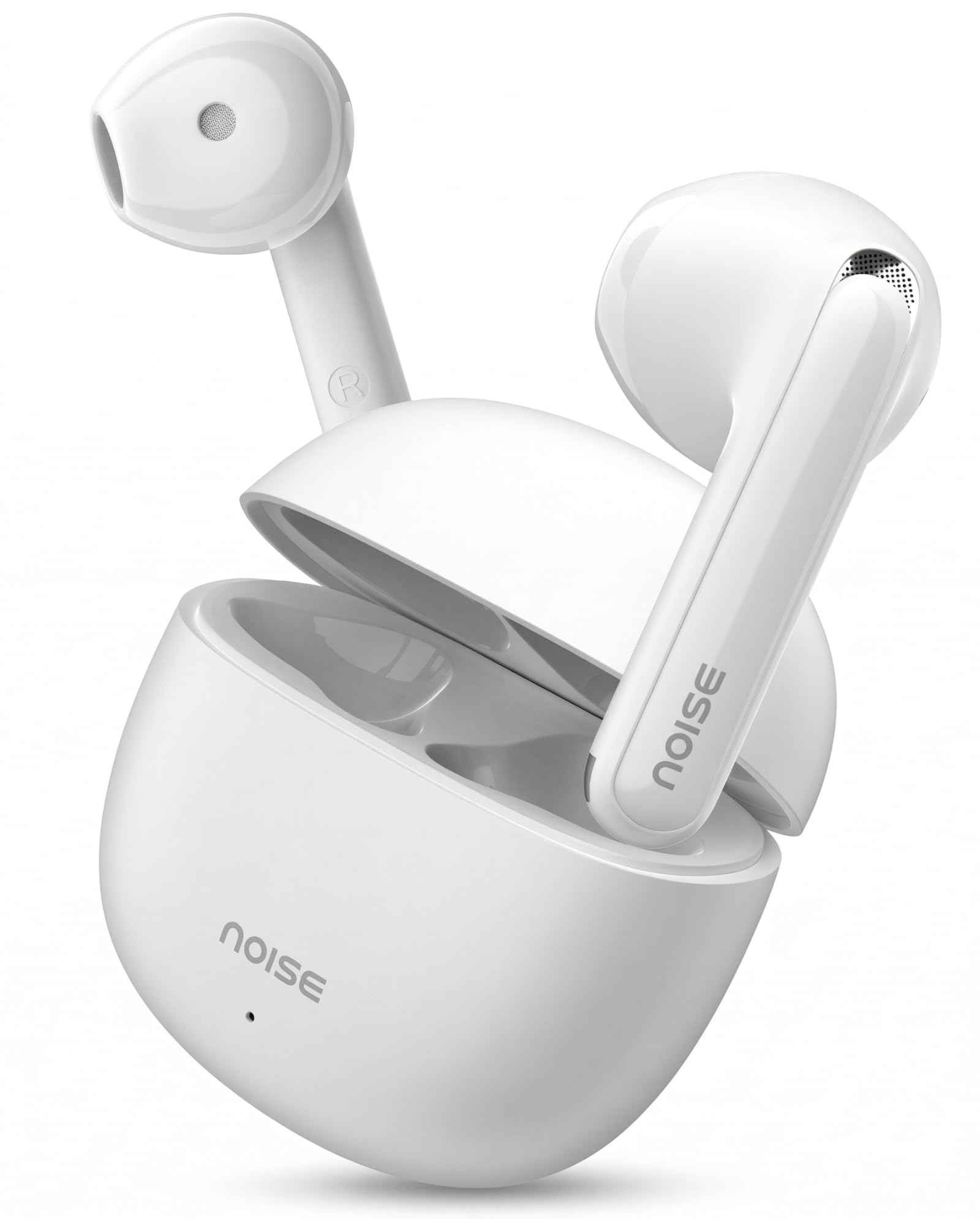 Noise Buds Mini Truly Wireless Earbuds (2026) | Half in-Ear Design | 40H Playtime | Quad Mic ENC for Clear Calls | 13mm Driver | Low Latency Gaming Mode | BT v5.3 | IPX4 Sweat Resistant - Snow White-image-11