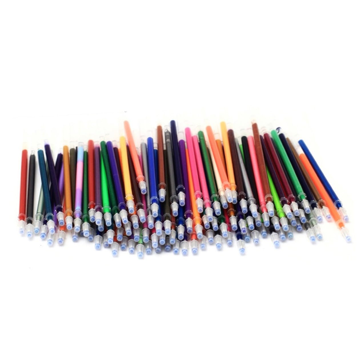 Angoily 3 Pièces Recharge pour Stylos Gel Couleurs Aléatoires Encre Gel Acid Pastel Pailleté pour Coloriage Adulte Dessin Scrapbooking et Bricolage Couleur Aléatoire