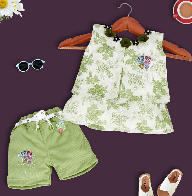 Cutiepie Girls Top & Bottom Sets Size -12-24M Colour Green-image-38