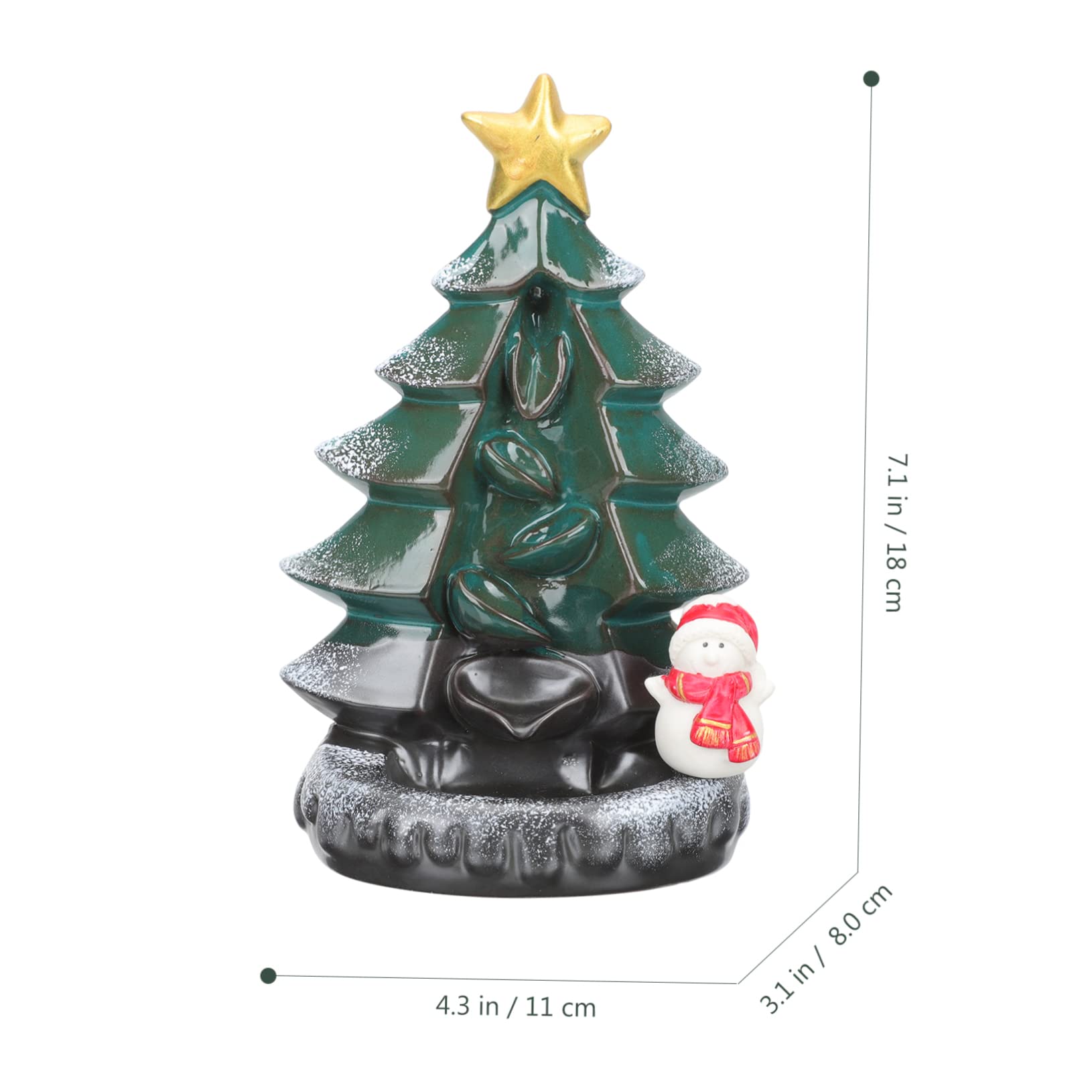 Weihnachtsbaum Weihrauchbrenner Rückfluss Sticks Festliche Dekoration Elegantes