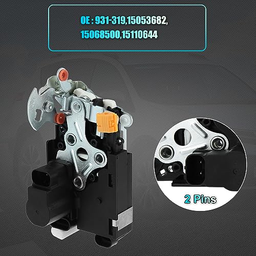 Image of X AUTOHAUX 931-319 Front Right Passenger Side Door Lock Latch Actuator W /Keyless Entry for Cadillac Escalade for Chevy Silverado for GMC Sierra 15053682