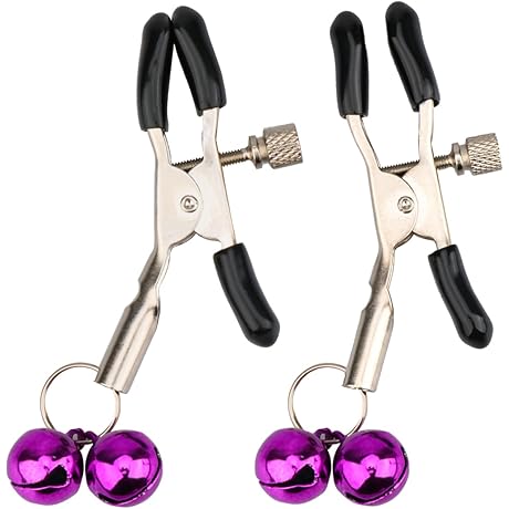 Non-Piercing Adjustable Stainless Steel Nipple Clamps for Women/Men, Pleasure Stimulators
