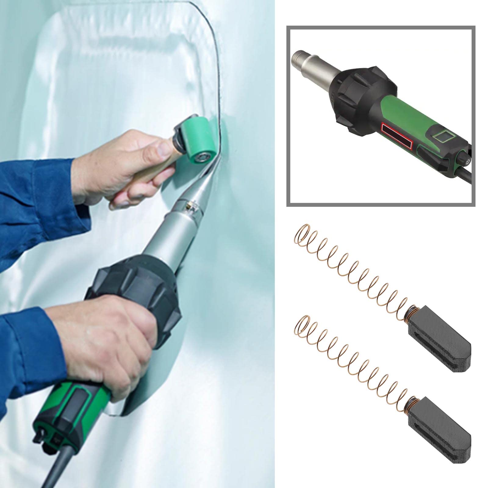 2 paires de Balais de Charbon Remplacement Compatible avec TRIAC S 1G3 CH-6060 Lance à Air Outils Électriques Accessoires, 5x6x14mm