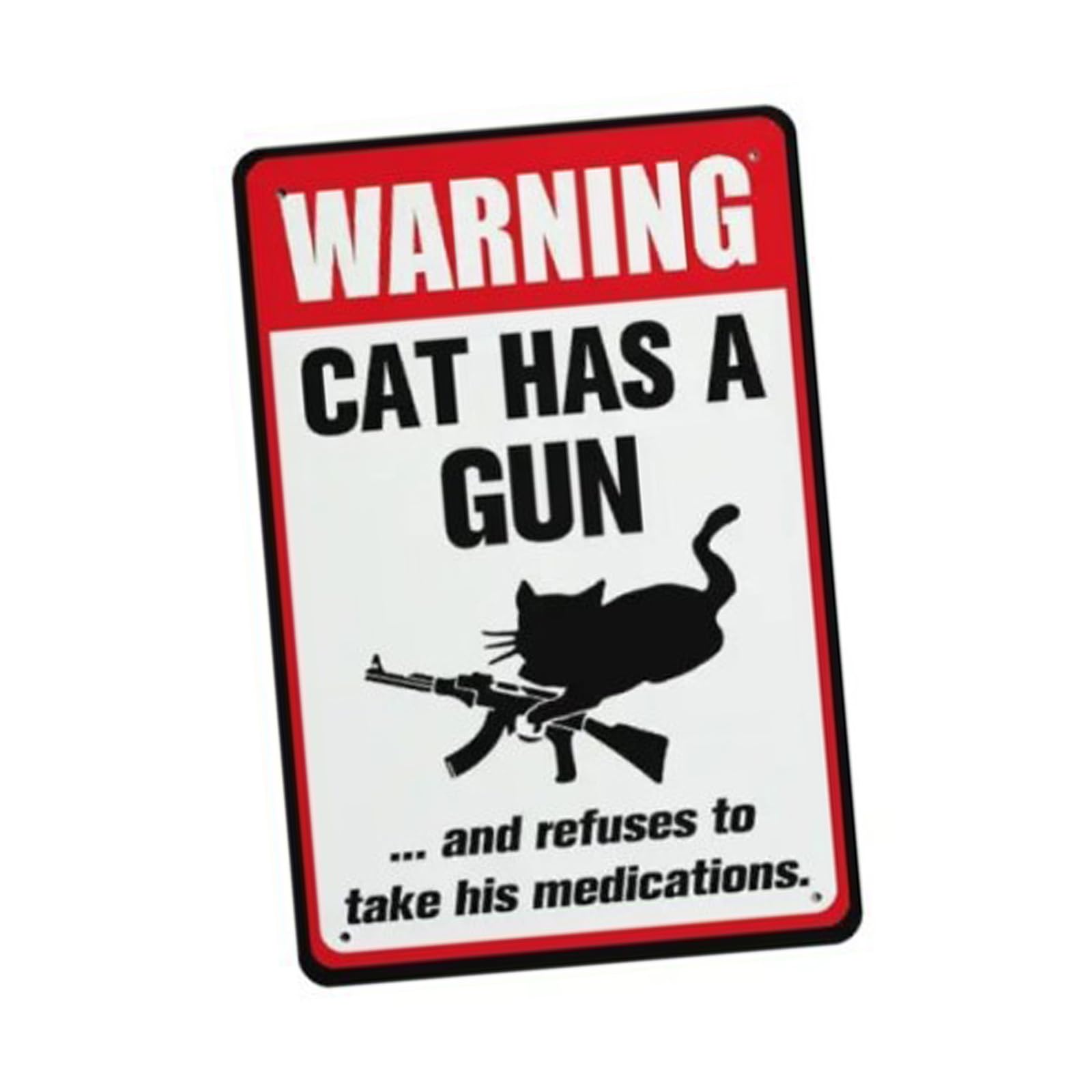 Tsophreniq Unique Iron Animal Warning Decorative Piece Easy Hanging Humorous Home Wall Decoration Perfect for Door Wall Shelves Funny Household Sign