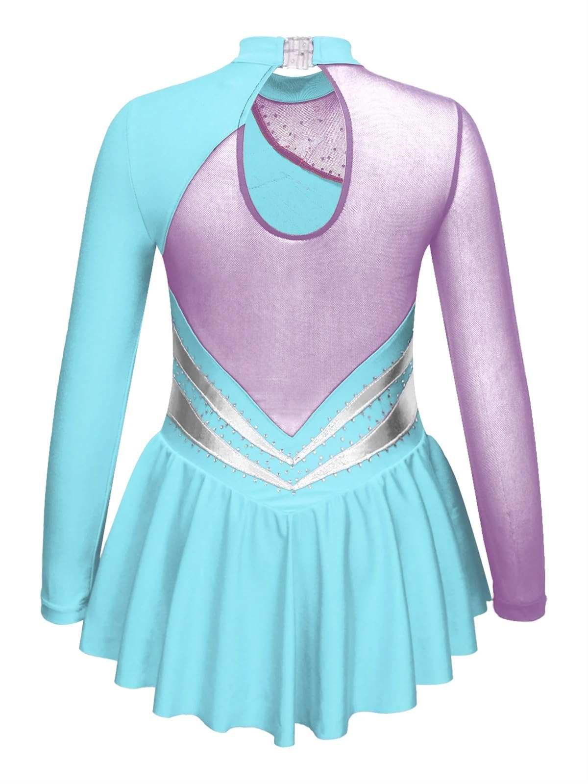 Gymnastikanzug Mädchen Mädchen Ballettanzug ...(Mint Green B,14)