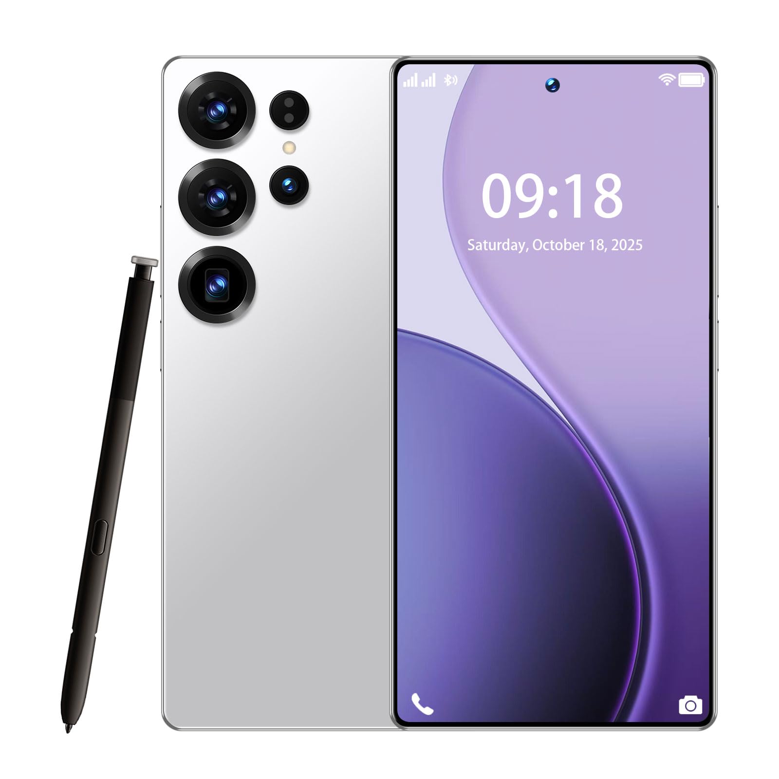 OBXIN S25 Ultra Unlocked Phone,16GB+512GB Smartphones and Android 16, 7000mAh+6.9"+120Hz Unlocked Cell Phone, 108MP Dual Camera/Dual SIM/Facial Recognition (Blue) — view 9