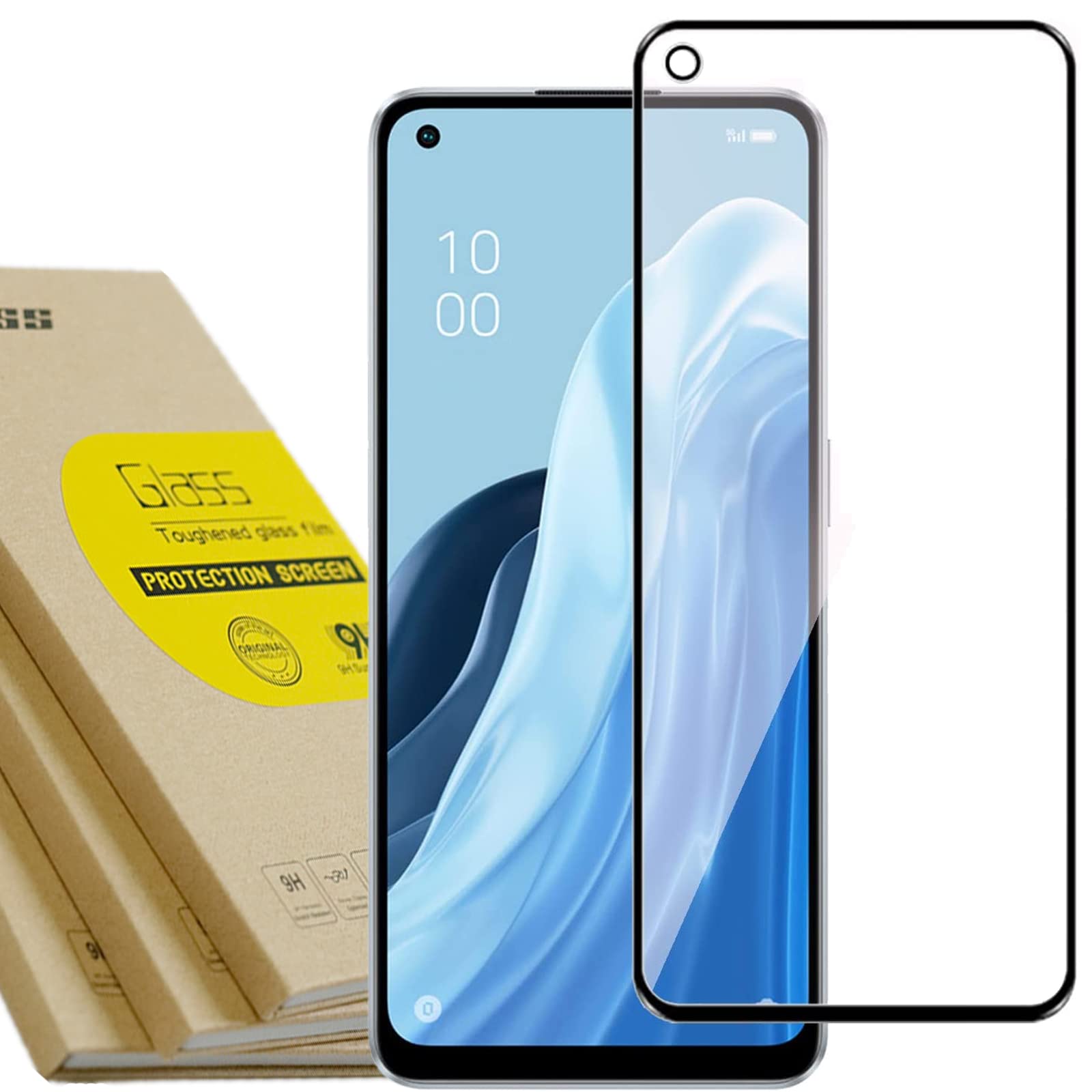 Amazon | Oppo Reno7A / Oppo Reno9A ガラスフィルム 【2枚セット 全面 