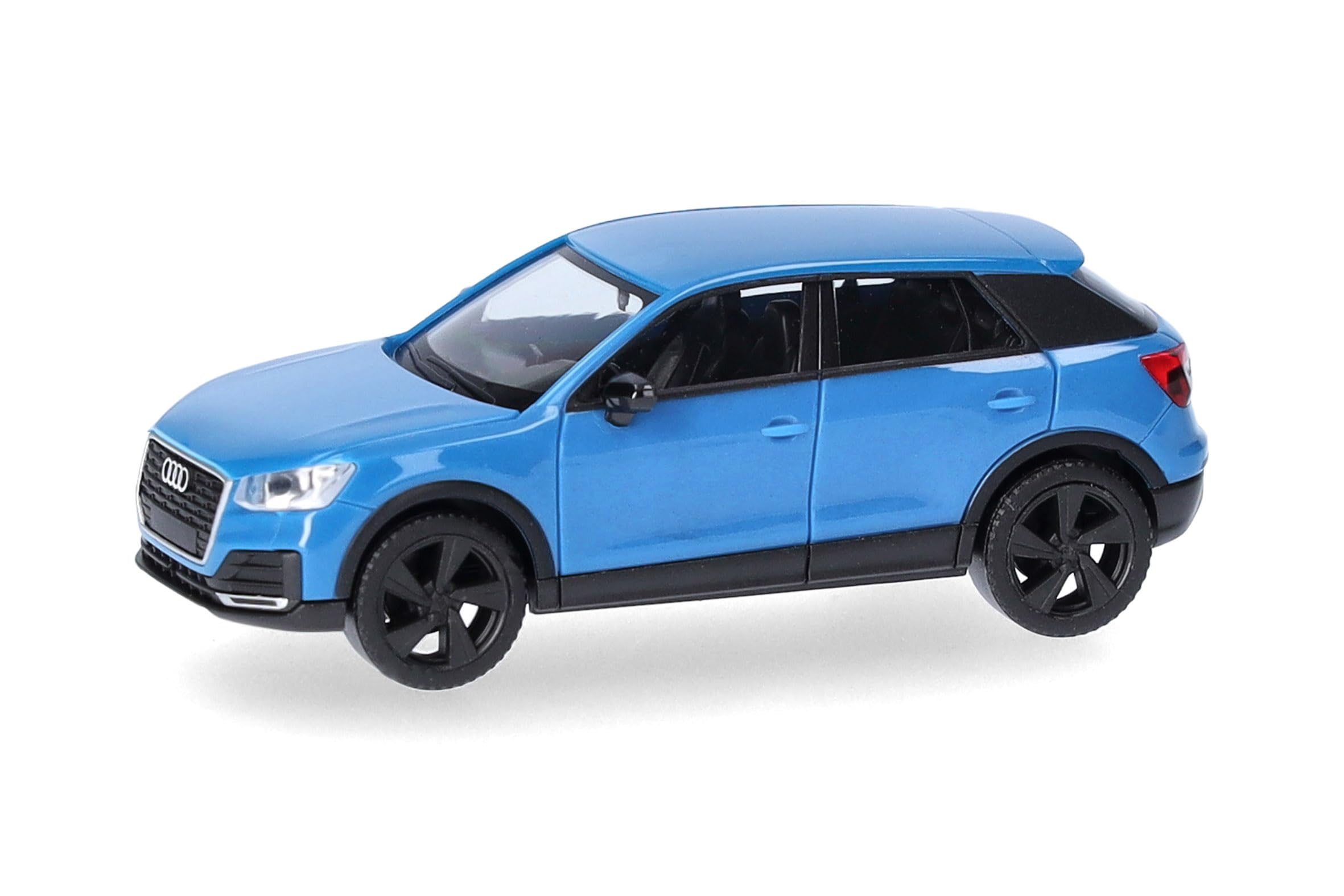 Herpa Audi Q2 Turbo Blue Black Rims HA028677-003 HO Gauge